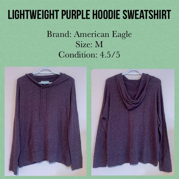 Lightweight purple hoodie sweatshirt - Picture 1 of 1